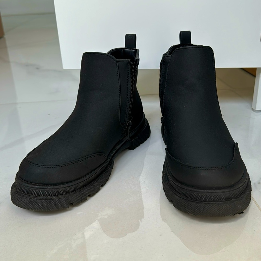 Black ankle boots. 5 times used